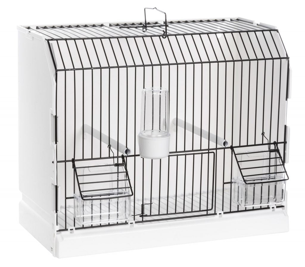 2GR Black front display cage with 3 doors