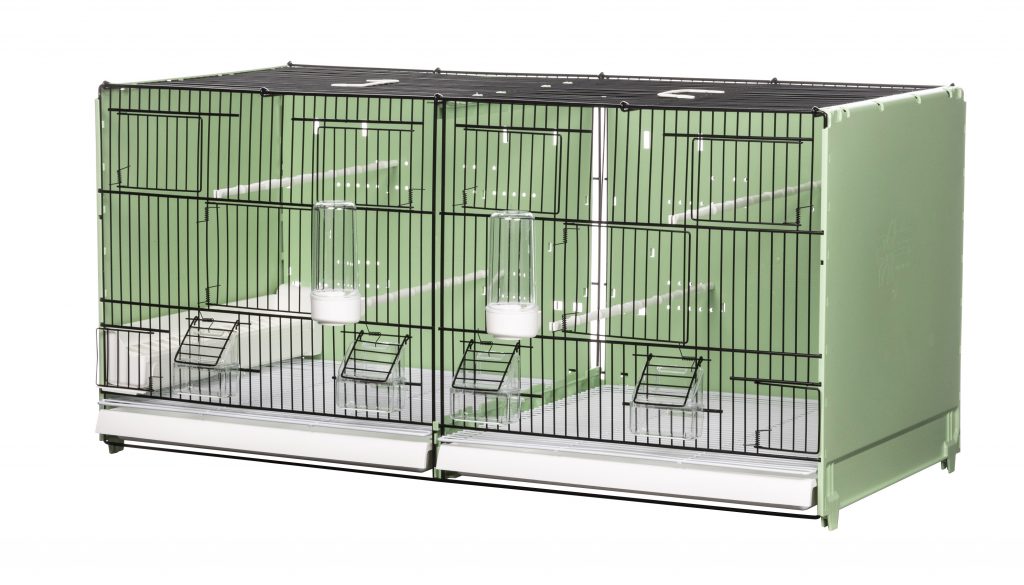 2GR Portofino 90 cm brooder cage, with green plastic