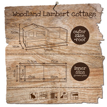 Load image into Gallery viewer, Woodland rabbit hutch lambert cottage

